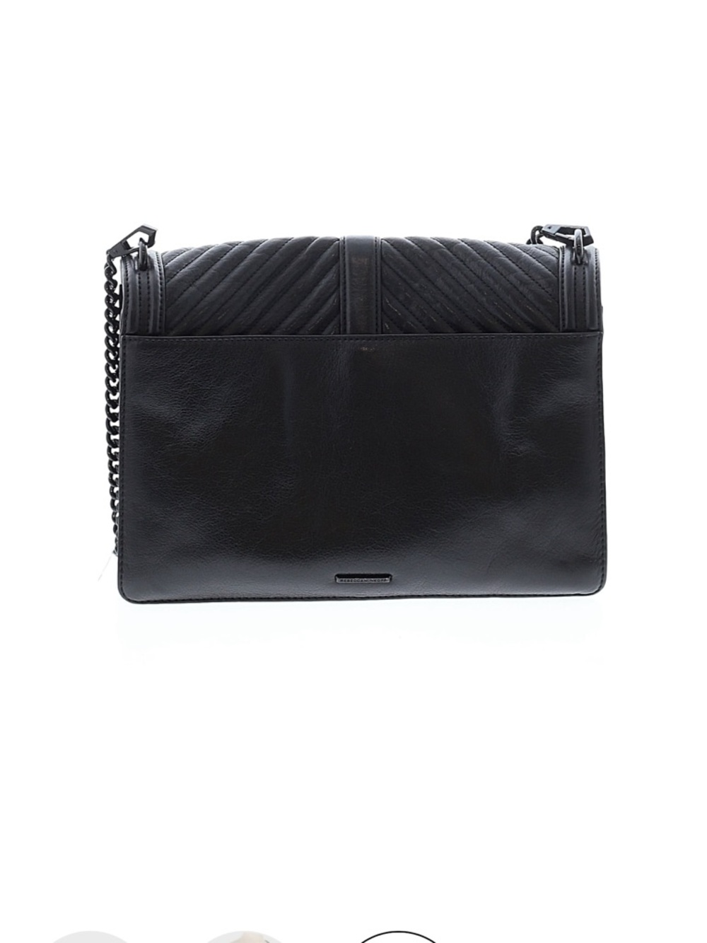 Rebecca Minkoff Black Quilted Leather Crossbody Bag